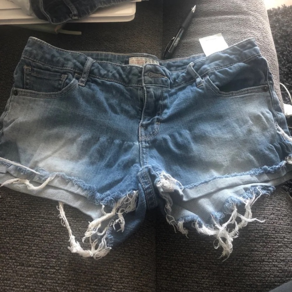Denim shorts